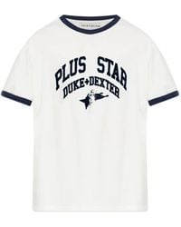 Duke & Dexter - T-Shirt Met Logoprint - Lyst
