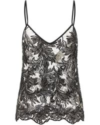 Le twins - Alba-Top Mit Pailletten - Lyst