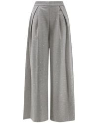 ACTUALEE - Pantalon À Ornements De Sequins - Lyst