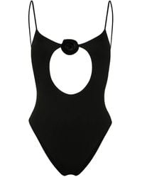 LaRevêche - Nadir Floral-Appliqué Swimsuit - Lyst
