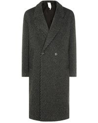 Hevò - Abrigo Con Doble Botonadura - Lyst
