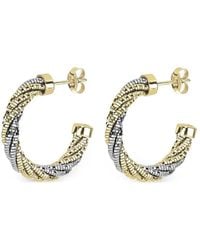 Desmo - Pendientes De Aro Spring Twist - Lyst