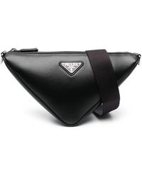 Prada - Triangle Crossbody Bag - Lyst