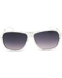 Ic! Berlin - Marble-Effect Pilot-Frame Sunglasses - Lyst