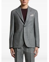 Peserico - Single-Breasted Notch-Lapels Jacket - Lyst