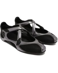 The Attico - Floor 01 Criss-Cross Ballet Flat - Lyst
