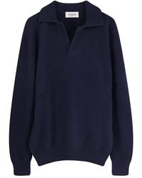 Laneus - Ribbed Long-Sleeves Sweater - Lyst