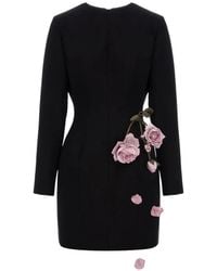 Cristina Savulescu - The Promised Floral-Appliqué Mini Dress - Lyst