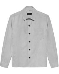 Arma - Dino Chest-Pocket Suede Jacket - Lyst