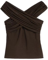 Ami Paris - Draped Top - Lyst