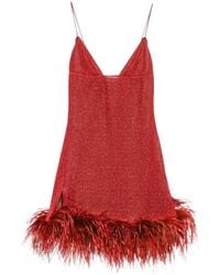 Oséree - Lumiere Plumage Short Dress - Lyst