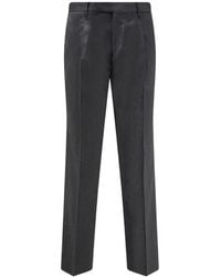 Germano 1952 - Pressed-Crease Straight-Leg Trousers - Lyst