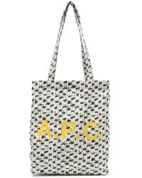 A.P.C. - ロゴ トートバッグ - Lyst
