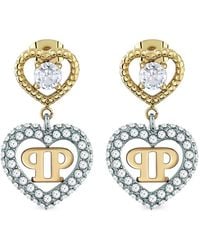 Philipp Plein - Plein Rocked Heart Earrings - Lyst