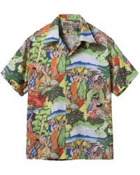 Sun Surf - X Eugene Savage Original Matson Menu Design Short-Sleeve Shirt - Lyst