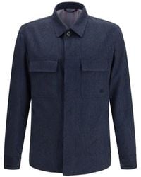 Etro - Paisley-Print Overshirt - Lyst
