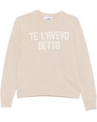 MC2 Saint Barth - New Queen Intarsia-Knit Wool Sweater - Lyst
