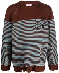 Charles Jeffrey - Maglione A Righe Con Effetto Vissuto - Lyst