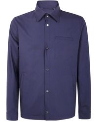 Herno - Button-Down Wollen Overhemd - Lyst