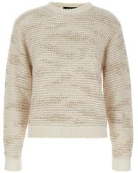Fabiana Filippi - Sequin-Embellished Cable-Knit Sweater - Lyst