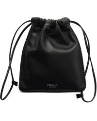 Prada - Nappa Leather Smartphone Pouch - Lyst