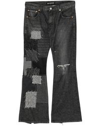 Junya Watanabe - Patchwork Distressed Jeans - Lyst