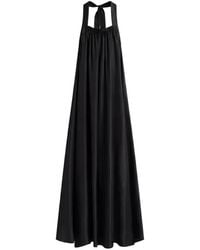 Bondi Born - Marfa Silk Halterneck Maxi Dress - Lyst
