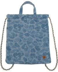 AAPE BY A BATHING AP - Chain Logo Print Tote Bag - Lyst
