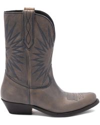 Golden Goose - Stiefel mit Sternstickerei - Lyst