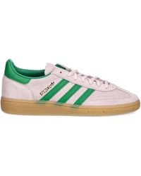 adidas - Handball Spezial 3-Stripes Suede Sneakers - Lyst