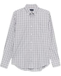 Paul & Shark - Checked Button-Down Shirt - Lyst