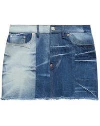 KENZO - Gerader Rock Im Patchwork-Look - Lyst