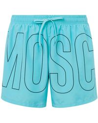 Moschino - Zwembroek Met Logoprint - Lyst