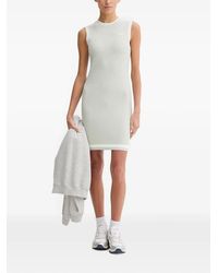 Guess - Gabry Mouwloze Mini-Jurk Met Geperforeerde Details - Lyst