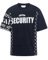 Marine Serre - Regenerated T-Shirt Met Grafische Print - Lyst