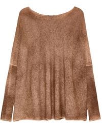 Avant Toi - Kasjmier Trui Met Geverfd Effect - Lyst
