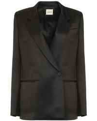 KHAITE - Willow Double-Breasted Blazer - Lyst