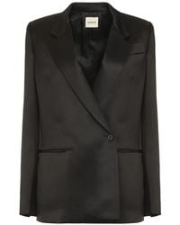 KHAITE - Willow Double-Breasted Blazer - Lyst