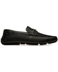 Bally - Pilot Driver Ebano Loafer Aus Strukturiertem Leder - Lyst