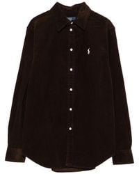 Polo Ralph Lauren - Corduroy Embroidered-Logo Shirt - Lyst