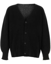 Homme Plissé Issey Miyake - Plissé-Effect V-Neck Cardigan - Lyst