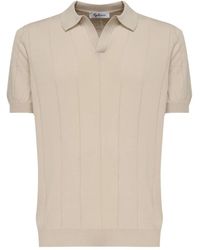 Galiana - Ribbed Polo T-Shirt - Lyst