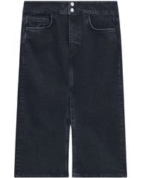 Filippa K - Trucker Denim Skirt - Lyst