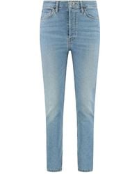 RE/DONE - 90S Logo-Appliqué Jeans - Lyst