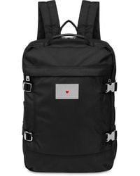 Love Moschino - Fabric Backpack With Multiple Pockets - Lyst