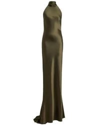 Ralph Lauren - Halterneck Maxi Dress - Lyst