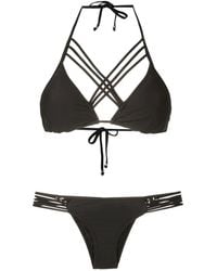 Amir Slama - Crossover-Strap Bikini Set - Lyst