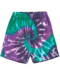 South2 West8 - Short En Tissu Éponge À Imprimé Tie Dye - Lyst