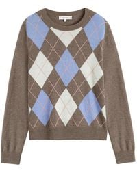 Chinti & Parker - Argyle-Pattern Sweater - Lyst