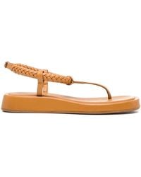 Gia Borghini - X Rosie Huntington-whiteley 3 Flat Thong Sandals - Lyst